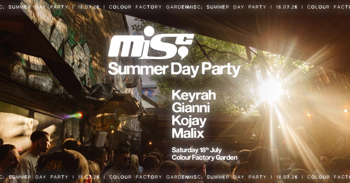 Summer Open-Air Day Party: Keyrah, Gianni, Kojay, malix + more