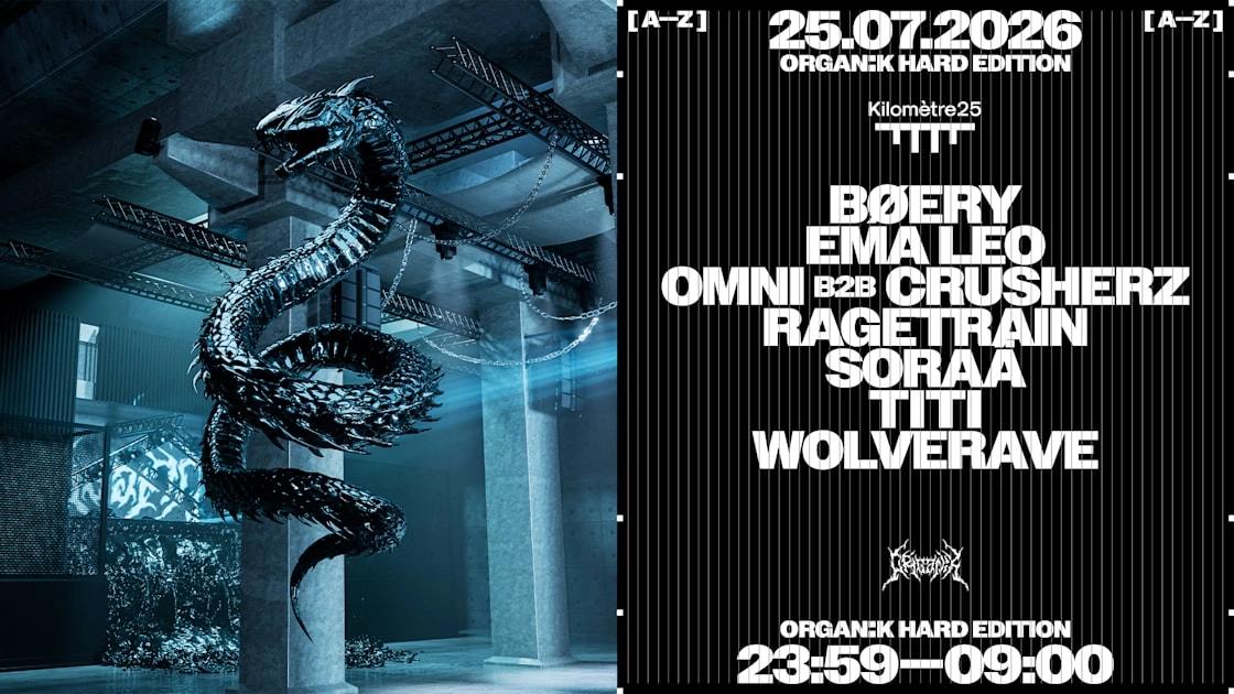 Organïk: RAGETRAIN, BØERY, TITI, Ema Leo, Soraä & MORE
