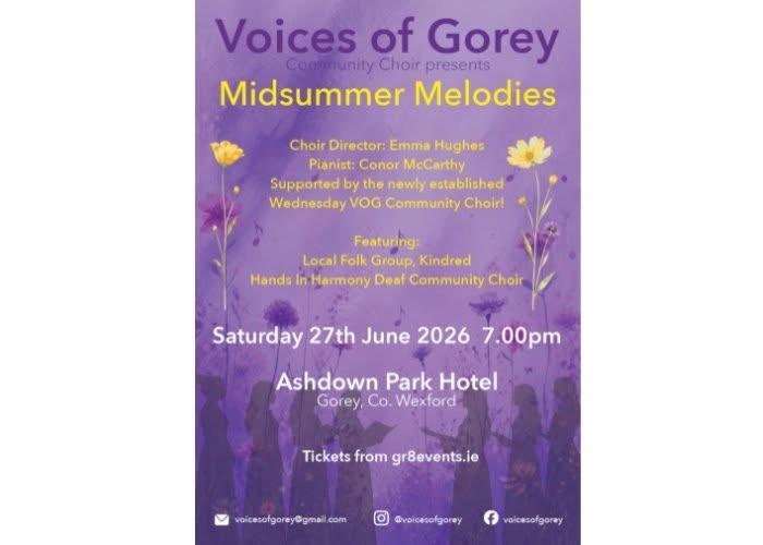 Midsummer Melodies - Voices of Gorey Community Choir