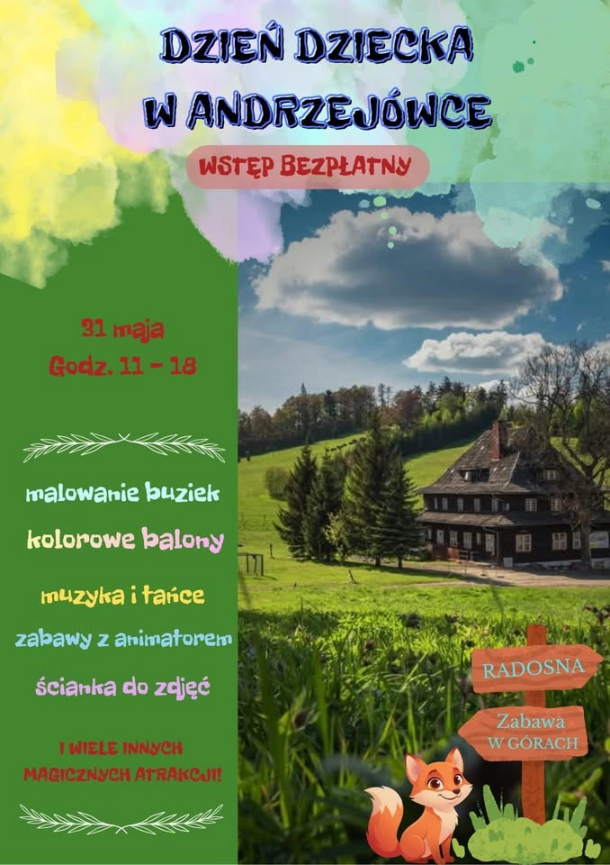Dzień dziecka w Schronisko PTTK Andrzejówka 🎈