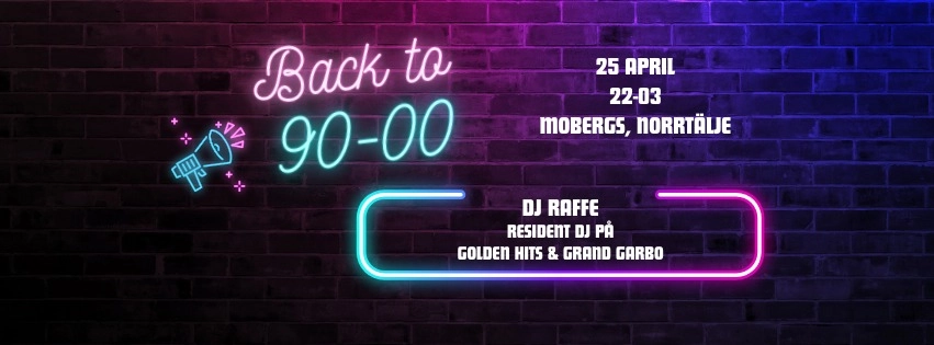 Back to 90-00 kväll på Mobergs, Norrtälje