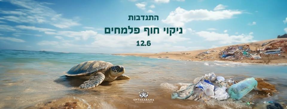 התנדבות - ניקוי חוף פלמחים