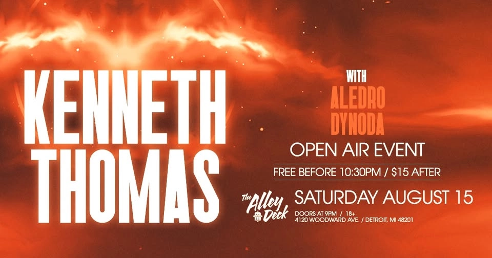 Kenneth Thomas ~ Open Air Event on the Alley Deck - Detroit, MI