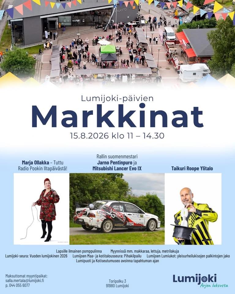 Lumijoki-päivien Markkinat 2026