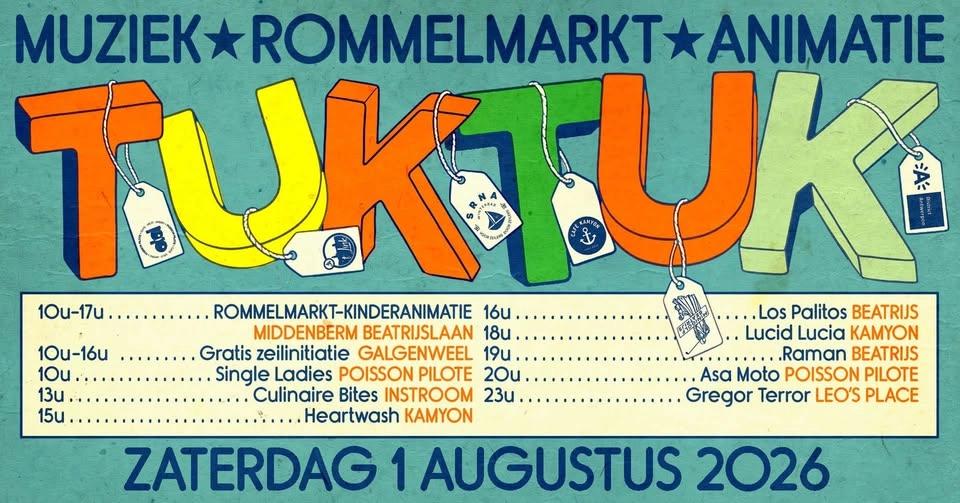 TUK TUK: Gratis Festival & Rommelmarkt