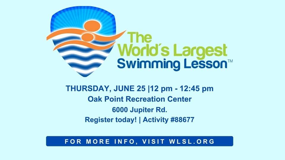 World's Largest Swimming Lesson (FREE!)