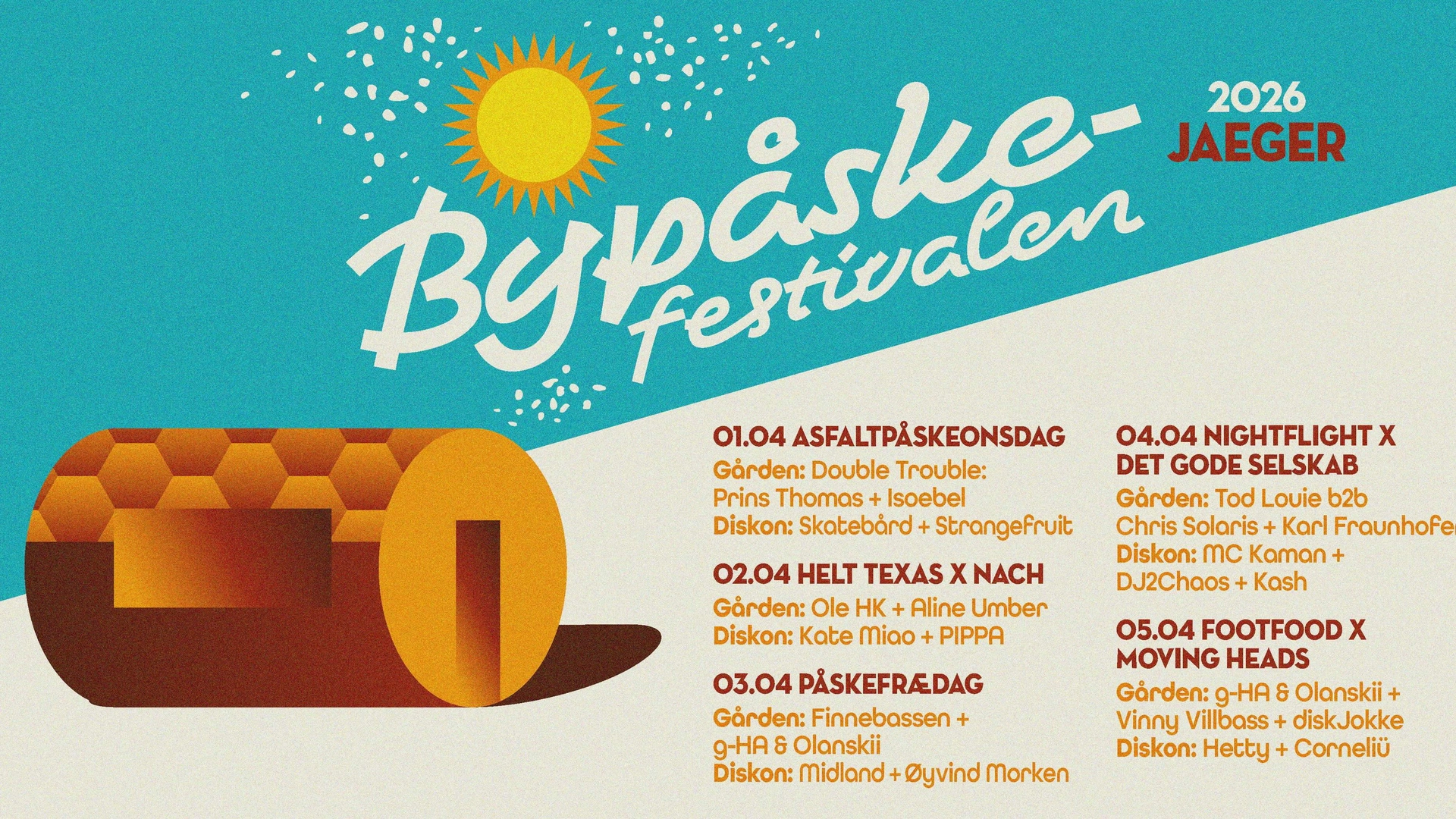 Bypåskefestivalen x FootFood x Moving Heads