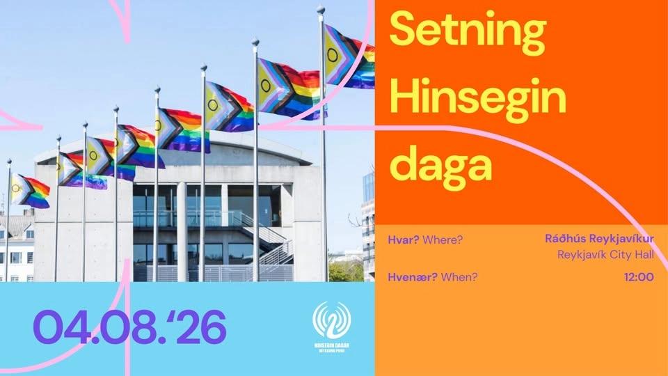 Setning Hinsegin daga 2026 // Opening of Reykjavík Pride 2026