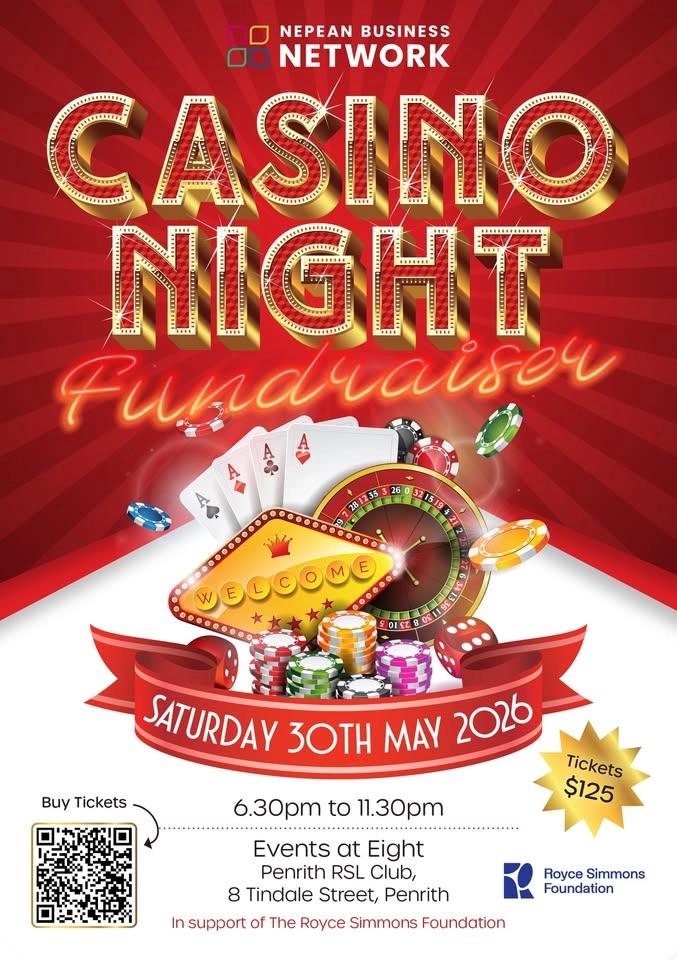 Casino Night Fundraiser - Supporting Royce Simmons Foundation