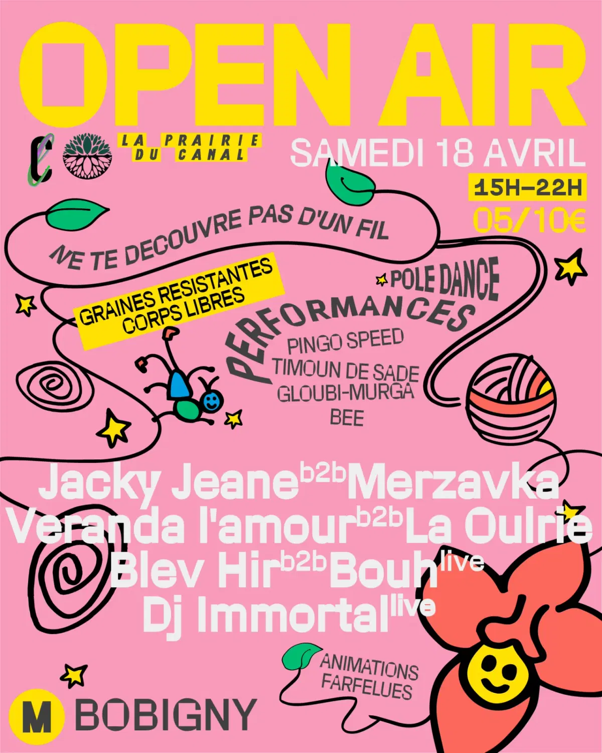 OPEN AIR - Jacky Jeane,Dj Immortal,Blev Hir,Veranda L'amour