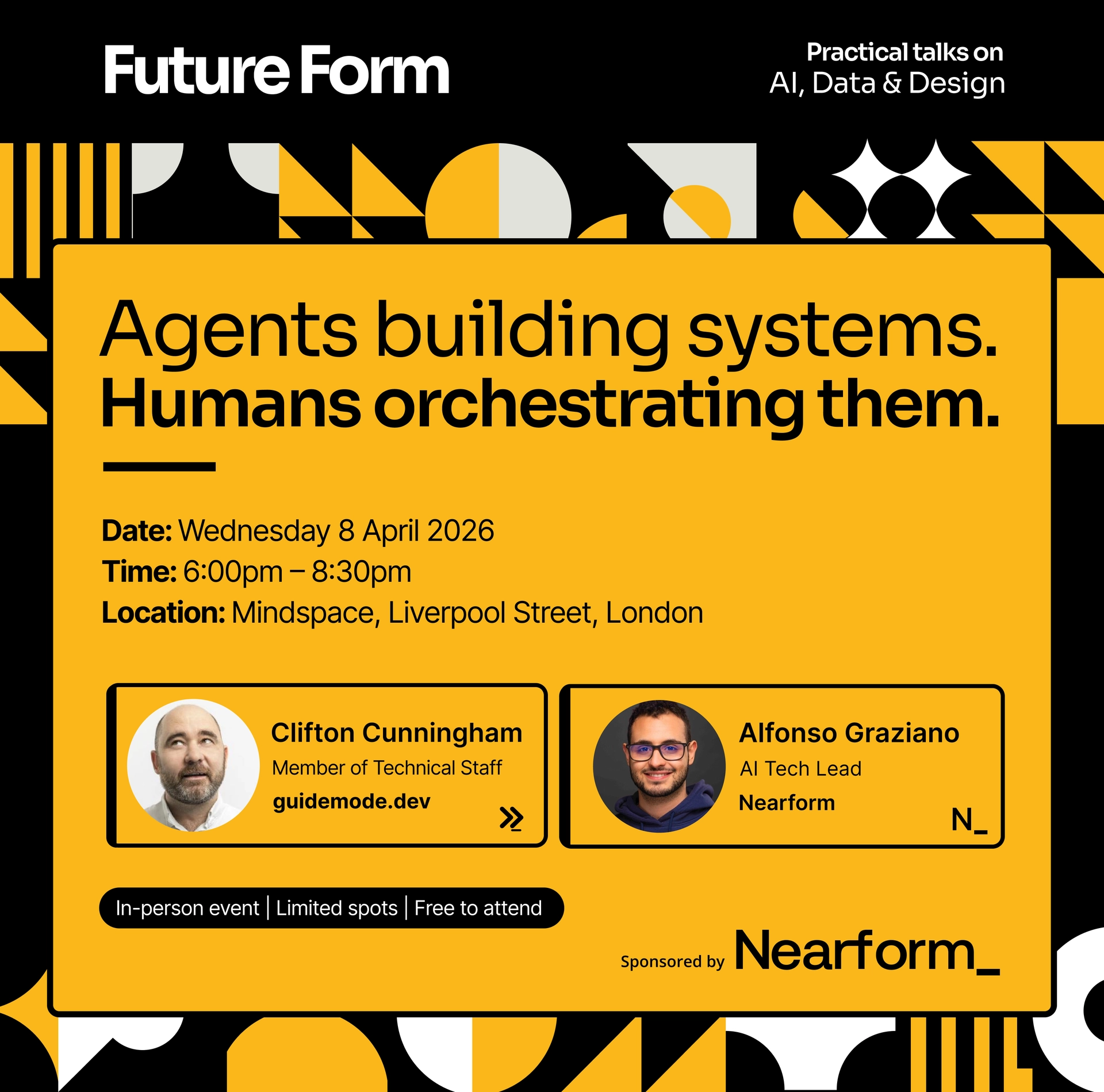 Agents building systems. Humans orchestrating them.