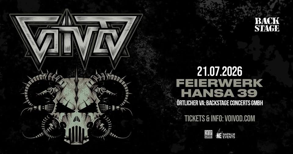 VOIVOD | EUROPA TOUR 2026 | HANSA 39 2026