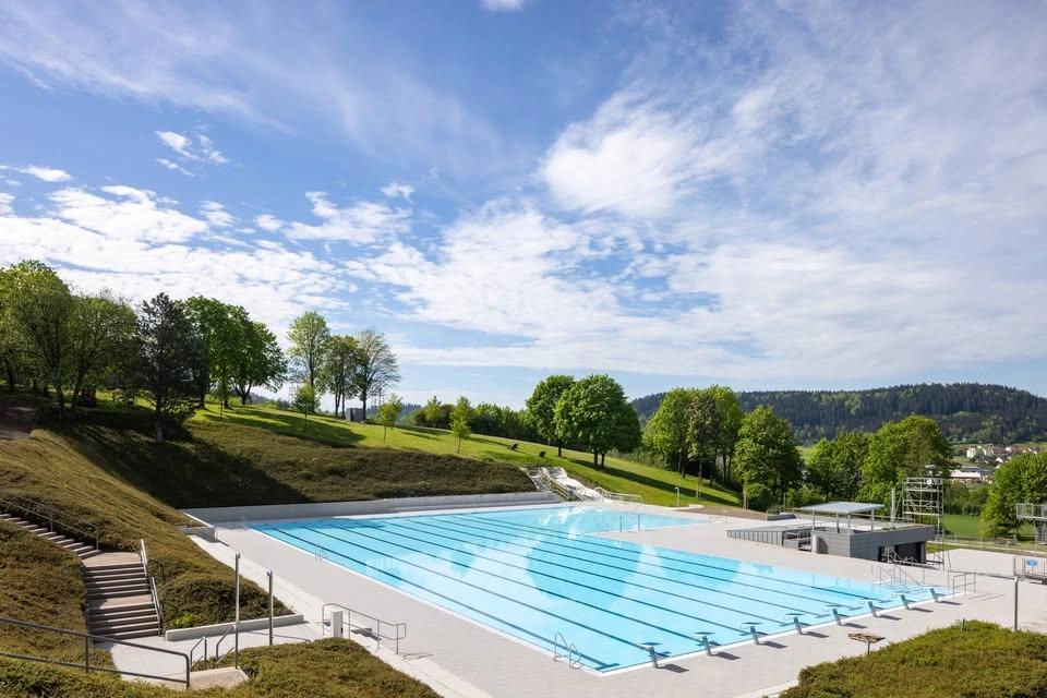 Baden bis zum Sonnenuntergang