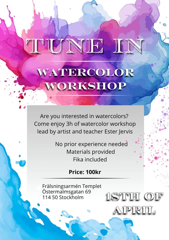 Tune in - Watercolor workshop
