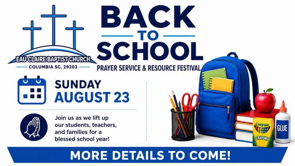 Back to School Prayer Service