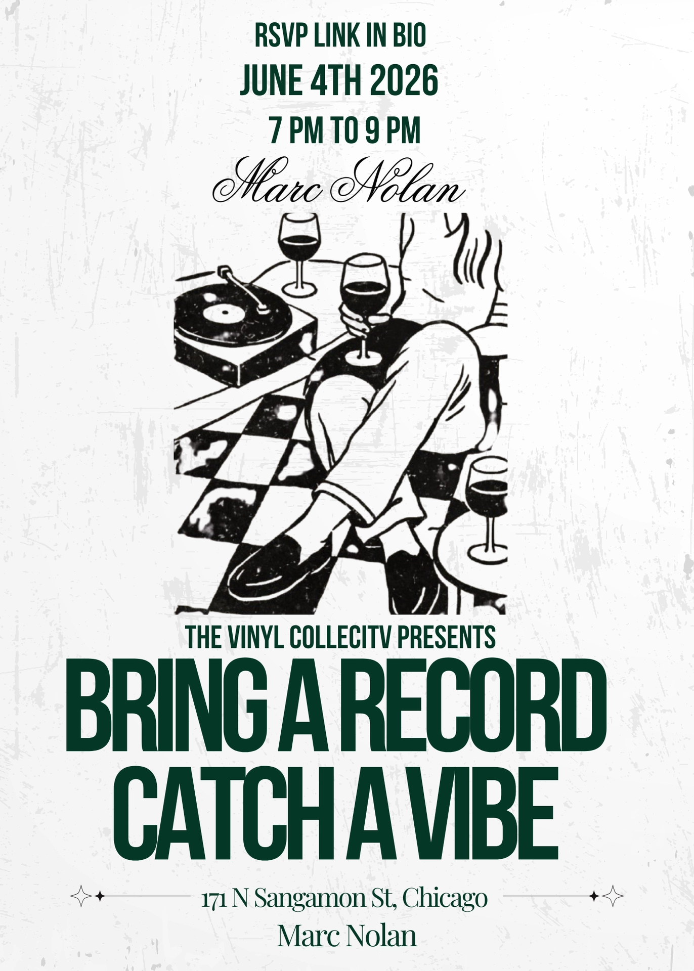 The Vinyl Collectiv Presents: Bring A Record, Catch A Vibe @ Marc Nolan