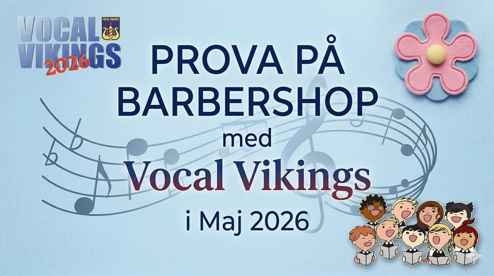Sångarkurs med Vocal Vikings - lär dig att sjunga tillsammans med oss!