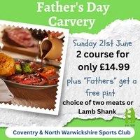 Fathers Day Carvery