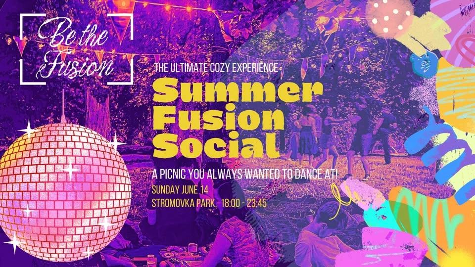 Summer Fusion Social. Your dreamy dance picnic.