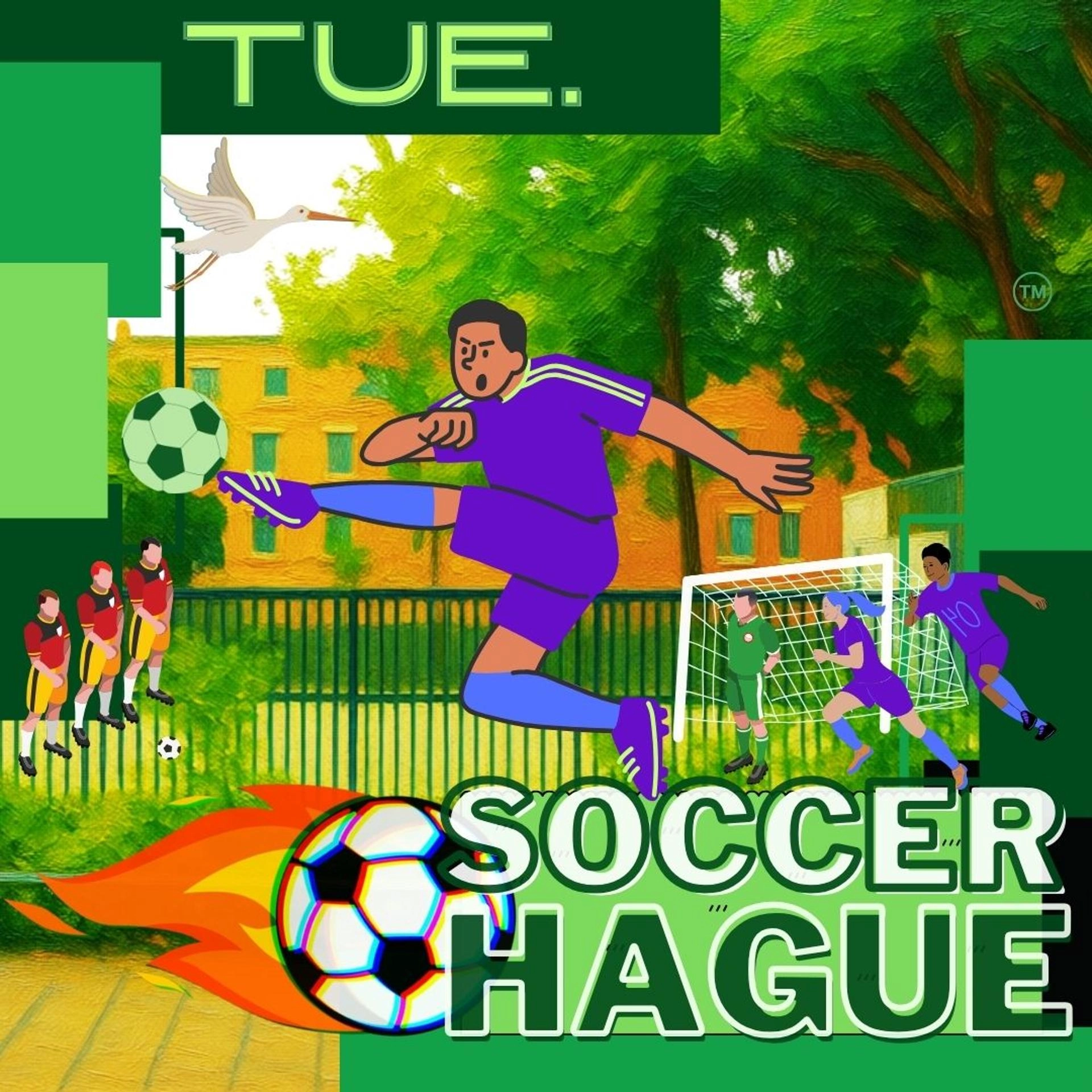 TUE. 🥅🏘️ Football on Court 🥅🏟️