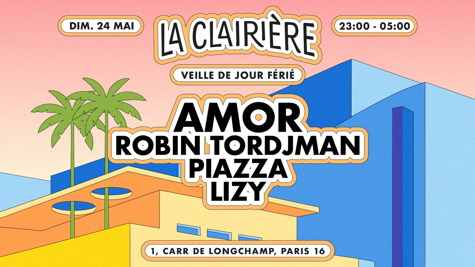 La Clairière: Amor, Robin Tordjman, Piazza, Lizy