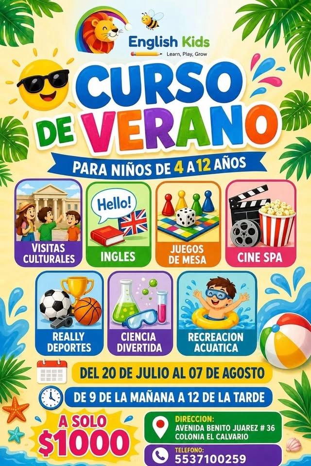 2do Curso de Verano English Kids 2026