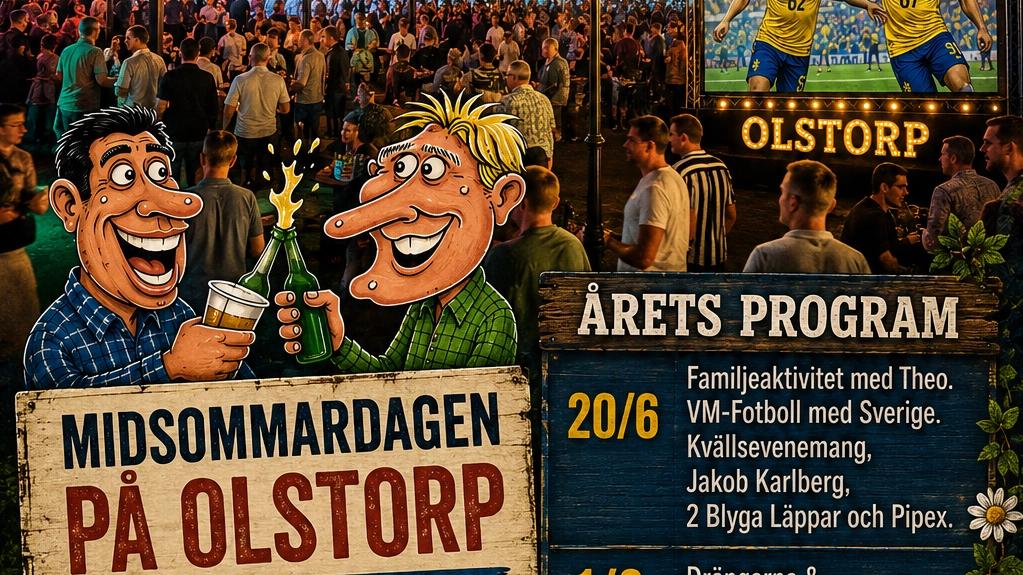 VM-Fotbollsmatch på Midsommardagen!!