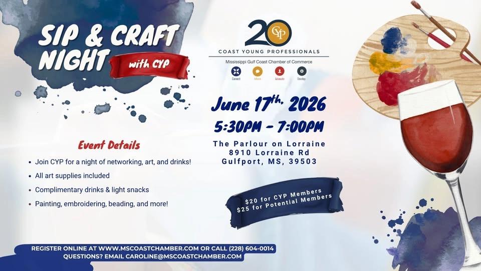CYP Sip & Craft Night
