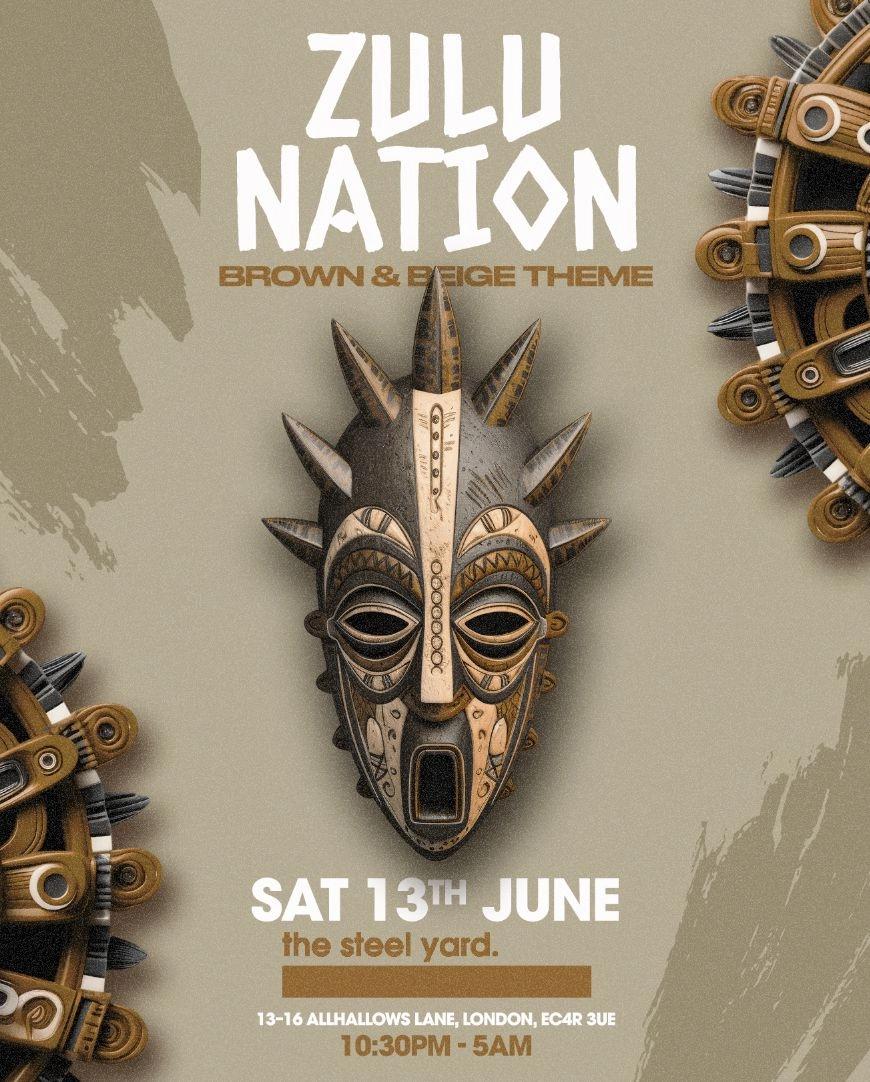 Zulu Nation - Brown, Beige & Cream Edition