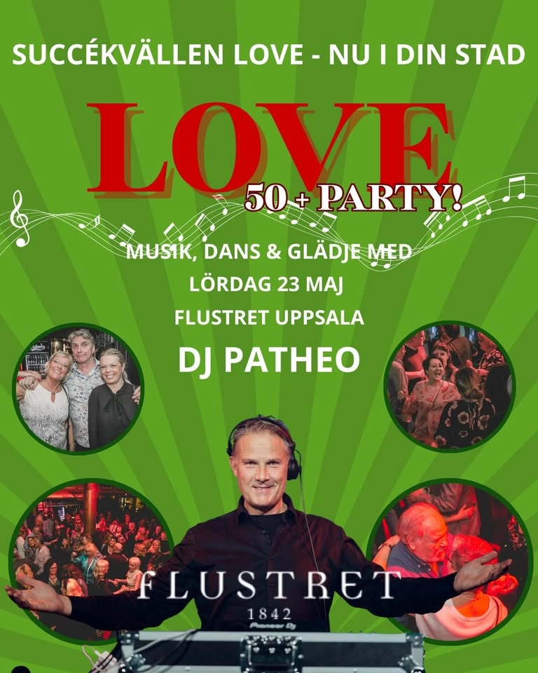 Love 50+ party Uppsala