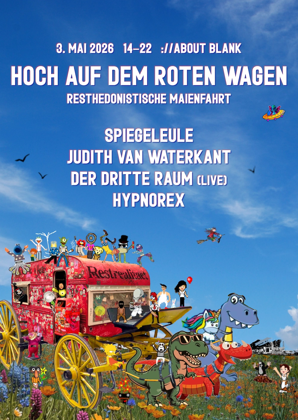 HOCH AUF DEM ROTEN WAGEN – RResthedonistische MaienfahRRt