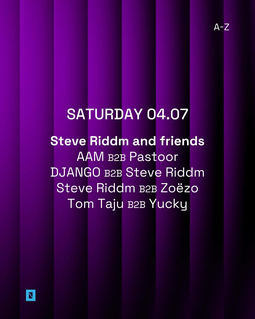 Toffler presents Steve Riddm and friends
