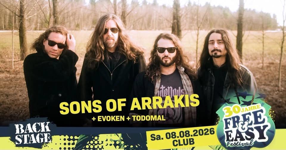 SONS OF ARRAKIS + EVOKEN + TODOMAL | FREE & EAYS FESTIVAL 2026