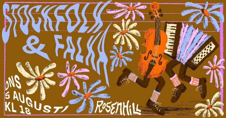 Onsdagskvällar på Rosenhill, folkmusik Falka & Stockfolk - livemusik, middag & bar!GRATIS inträde.