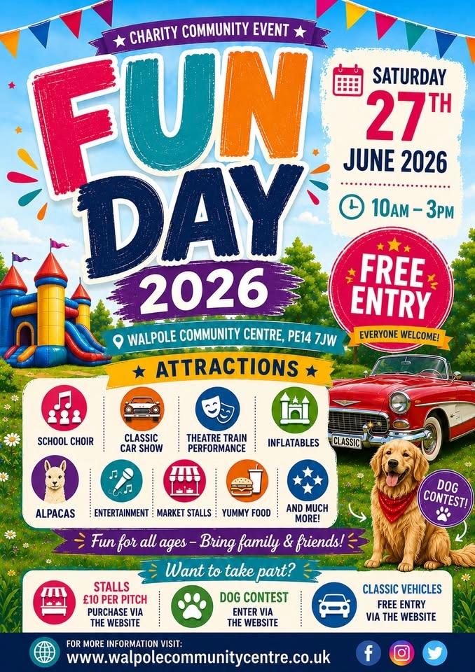 Charity Fun Day 10am-3pm
