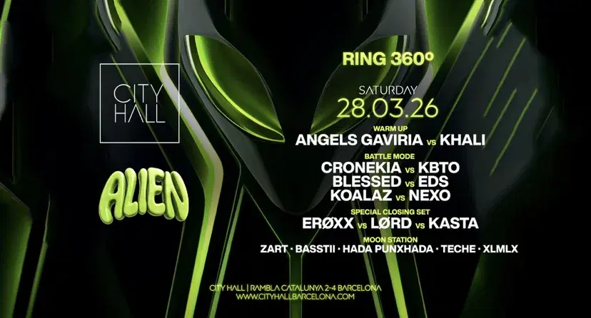 ALIEN pres. CRONEKIA, KBTO, EROXX, LØRD, KASTA and others
