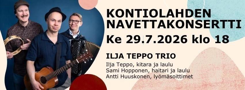 Kontiolahden Kotiseutukeskuksen navettakonsertti; Ilja Teppo Trio