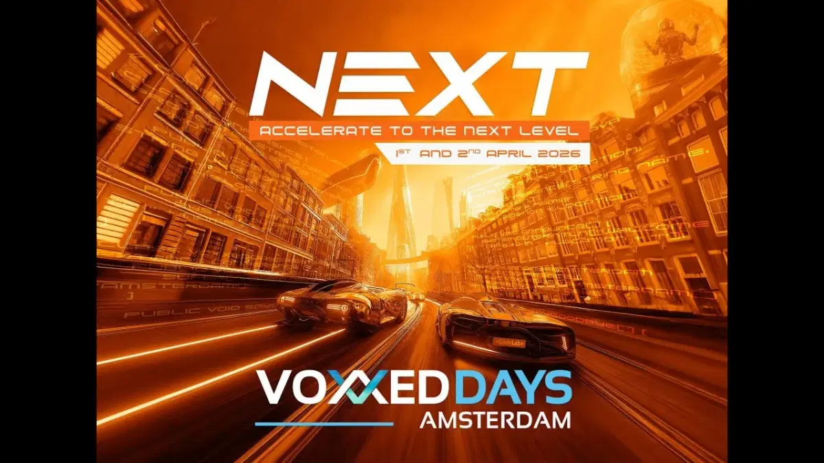 Voxxed Days Amsterdam - 1st & 2nd April 2026