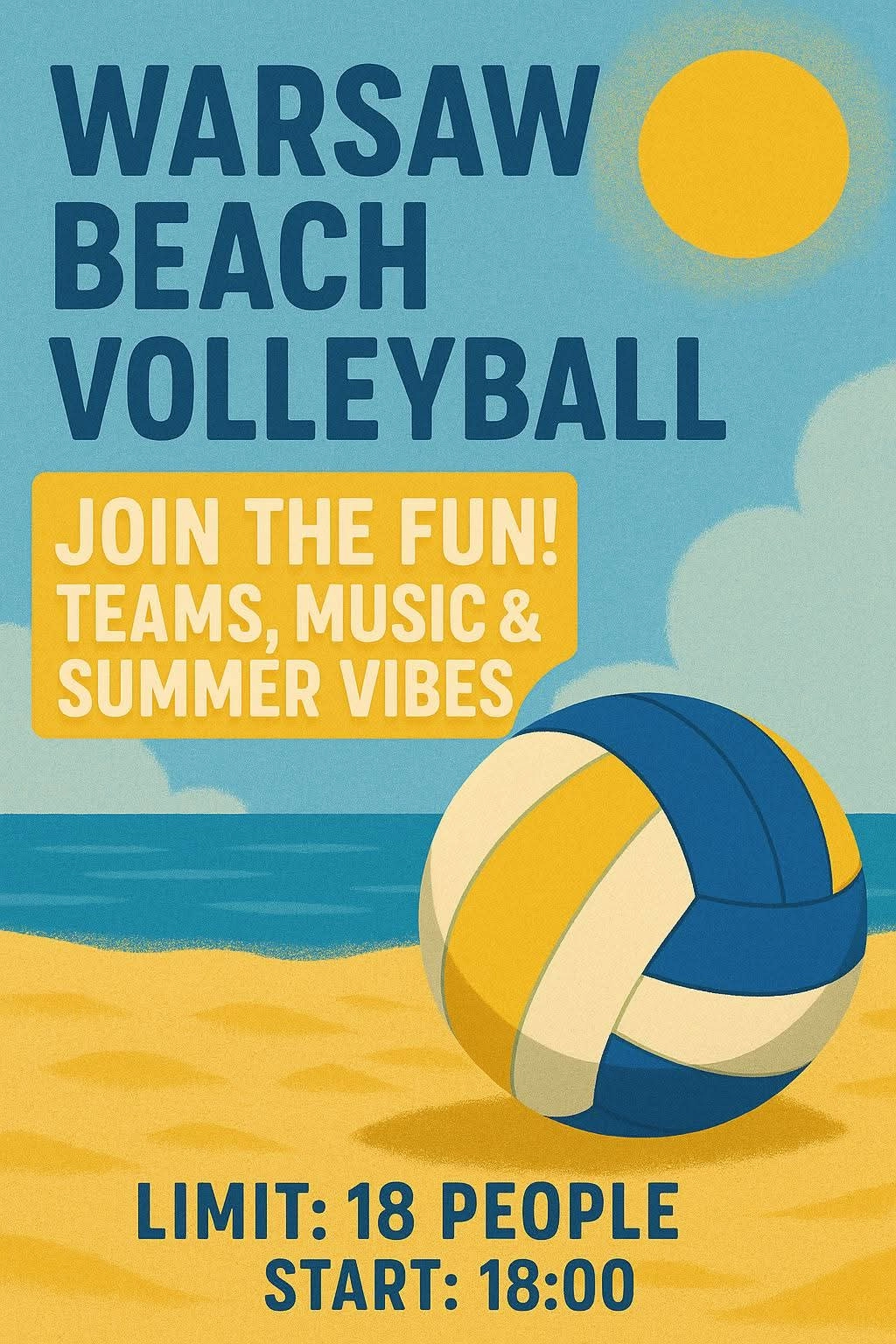 🏐Warsaw Beach Volleyball - Summer chill🏐
