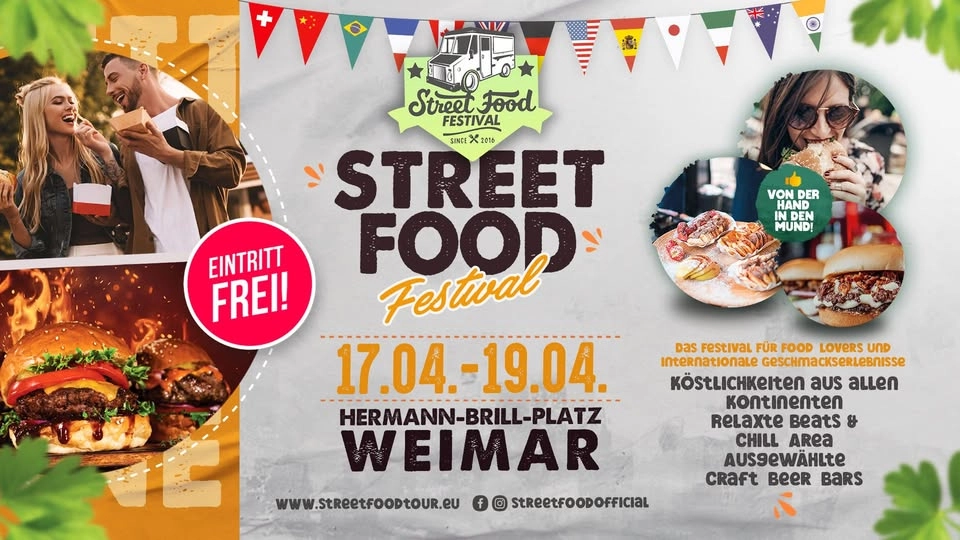 Street Food Festival Weimar 2026 ☀️ Eintritt Frei