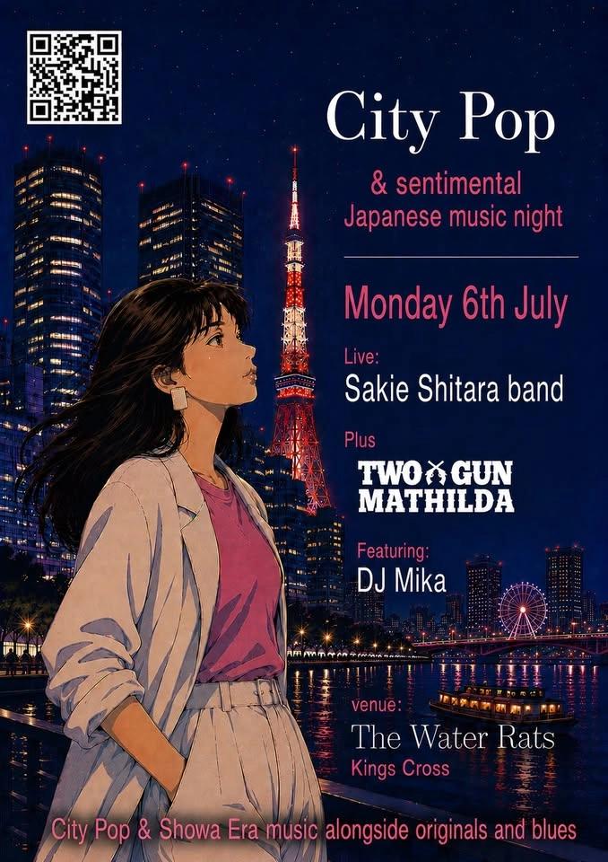 City Pop and sentimental Japanese Music night 6th July