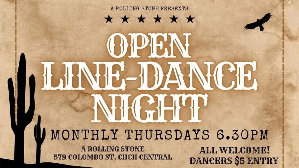 Open Social Line-Dance Night at A Rolling Stone