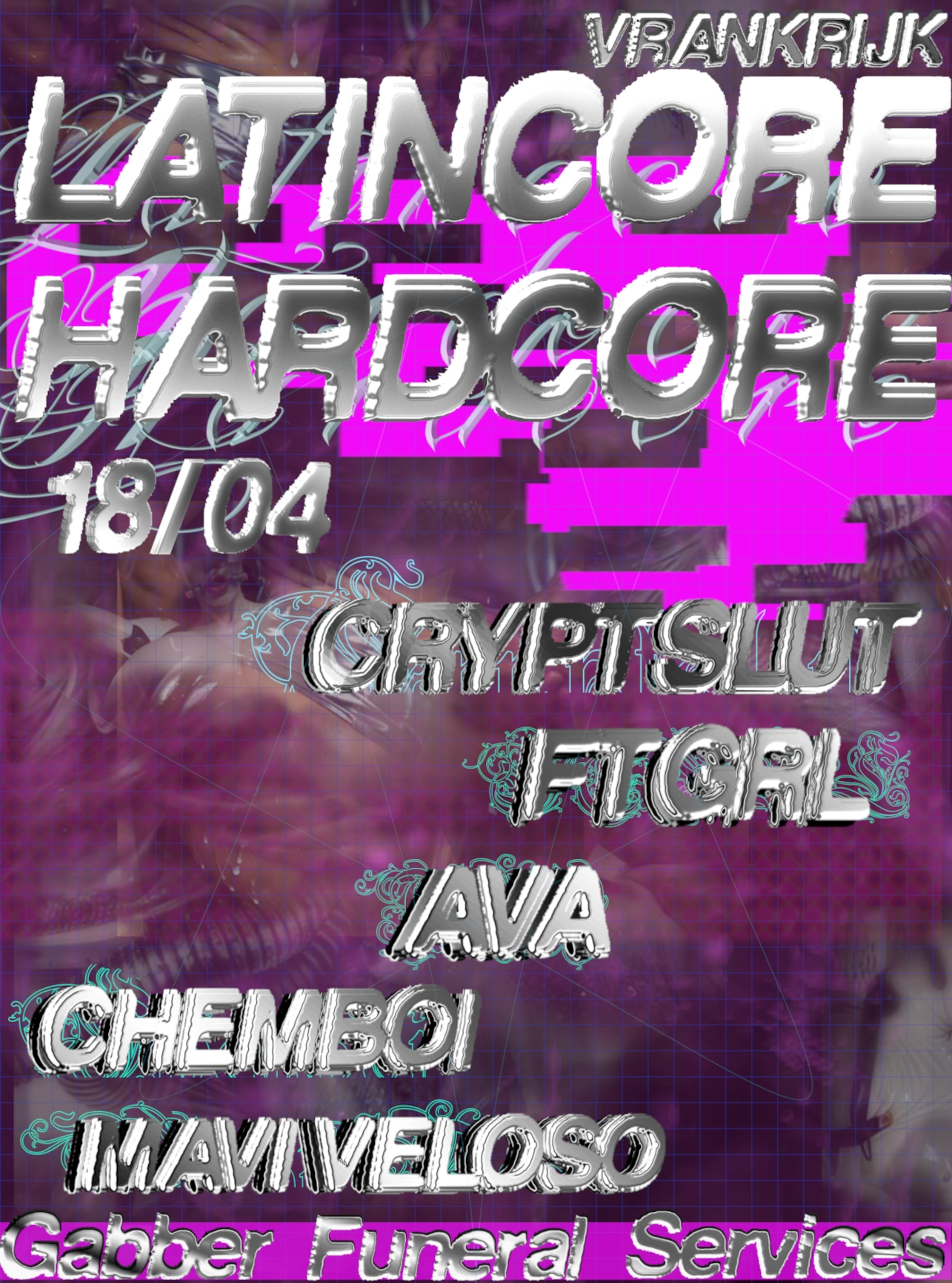 LATINCORE HARDCORE - Gabber Funeral Services - QUEER KLUB NIGHT