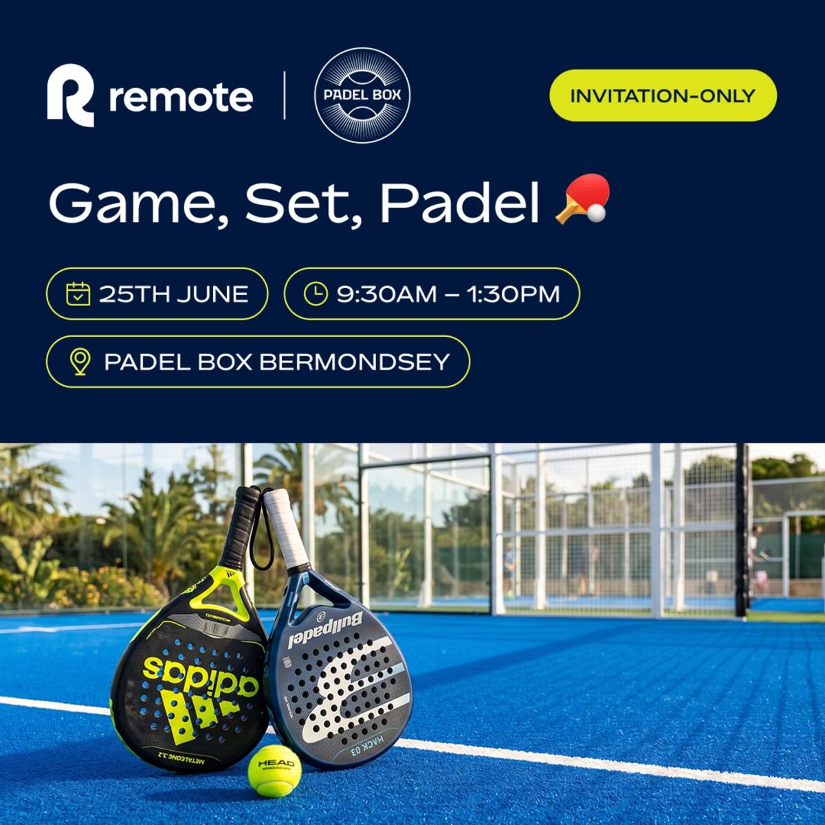Game, Set, Padel 🏓