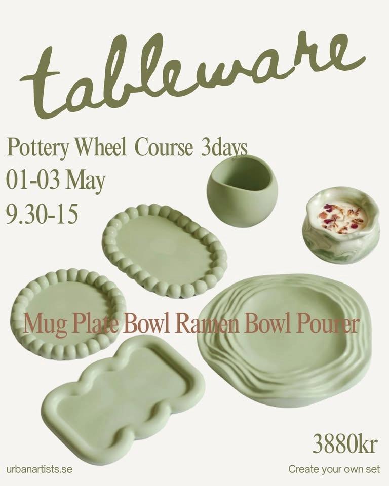Tableware 3days Workshop