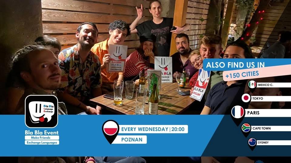 Poznan BlaBla Language Exchange - Every Wednesday - recurrent event - Registration on website