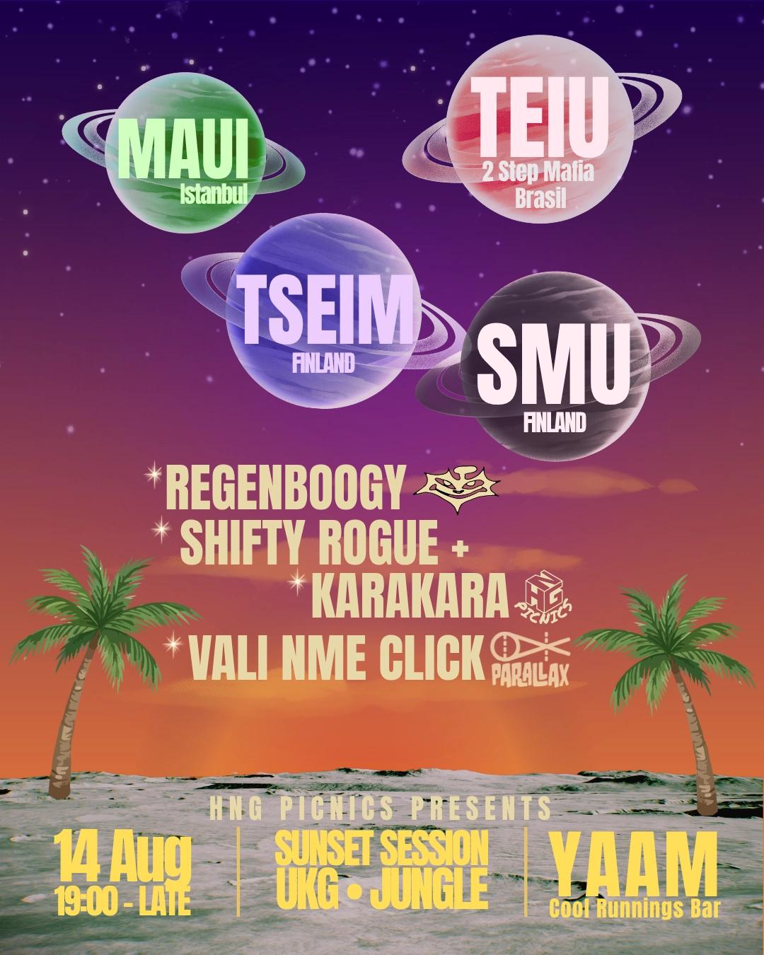 UKG + Jungle Sunset Session at YAAM
