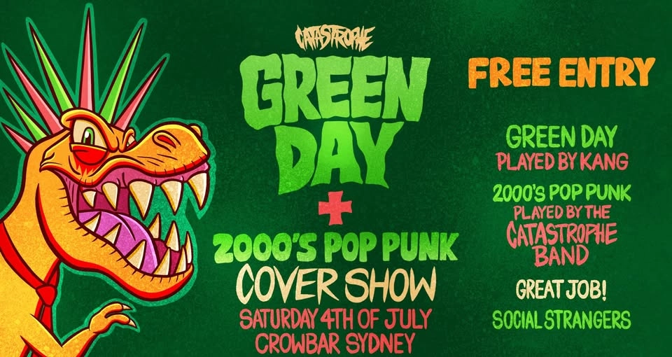Green Day + 2000ās Pop Punk cover show FREE ENTRY