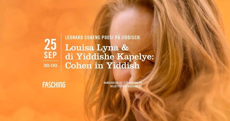 Louisa Lyne & di Yiddishe Kapelye: Cohen in Yiddish