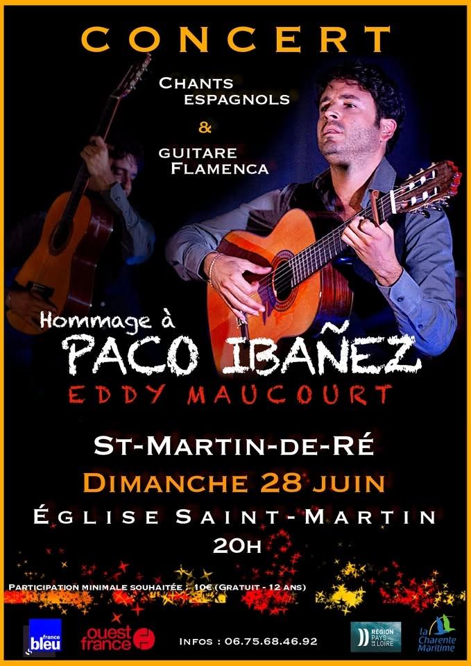 Concert à l'église - Hommage à Paco Ibañez par Eddy Maucourt